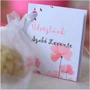 Névre szóló ültetőkártyák