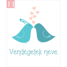 madaras mintájú ültetőkártya köszönetajándékhoz