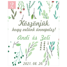 levélmintás kártya köszönetajándékhoz levélmintás kártya köszönetajándékhoz