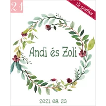 zöld levélmintás grafika köszönetajándékhoz zöld levélmintás grafika köszönetajándékhoz