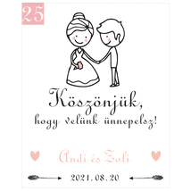 esküvői pár grafika köszönetajándékhoz esküvői pár grafika köszönetajándékhoz