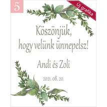 levélmintás kártya köszönetajándékhoz levélmintás kártya köszönetajándékhoz